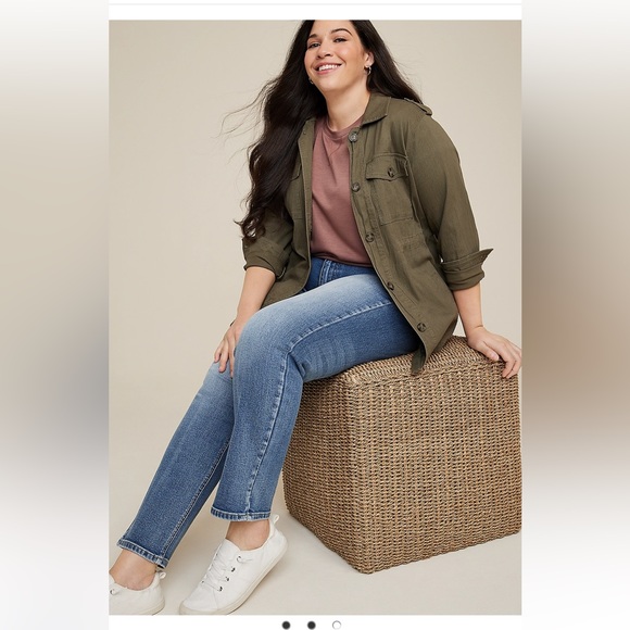 👖KanCan👖Plus size, KanCan, mid rise straight jean. Size 22W x 30L. - Picture 3 of 10